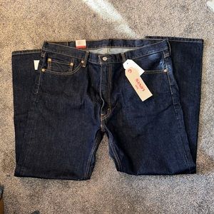 LEVI’S 505 Jeans NEW WITH TAGS Size 40” x 30” Dark Wash Blue Denim
